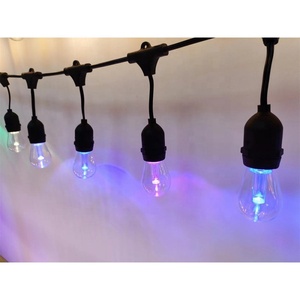 Les lumières futées extérieures d'OEM/ODM RVB + <span class=keywords><strong>WW</strong></span> de feston avec 10 LED S14 imperméabilisent la <span class=keywords><strong>ficelle</strong></span> accrochant ci-dessous - Product Image 6