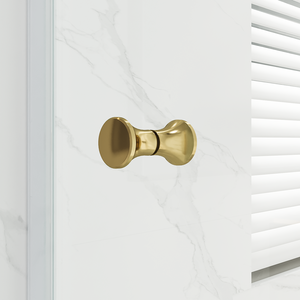 Hàng loạt phong cách Chrom bản lề thép không gỉ Tempered Glass tắm Frameless cho bệnh viện và khách sạn phòng tắm cửa bao vây - Product Image 4