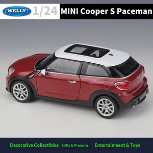 WELLY 1:24 <span class=keywords><strong>Mini</strong></span> <span class=keywords><strong>Cooper</strong></span> <span class=keywords><strong>S</strong></span> Paceman Voiture miniature en alliage avec intérieur détaillé pour collectionneurs, cadeau, vente en gros de véhicules - Product Image 4