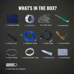 VEVOR-Grabador láser CO2 RUIDA 50/60/80/100/130W, tela acrílica Lightburn, grabado en madera, tubo láser impreso como pieza de repuesto - Product Image 6