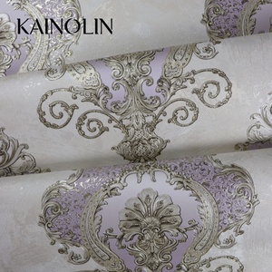<span class=keywords><strong>Papier</strong></span> <span class=keywords><strong>peint</strong></span> <span class=keywords><strong>baroque</strong></span> damassé victorien 3D blanc et or, texturé, anti-moisissure, pour salon, cuisine, chambre, école, hôtel - Product Image 2