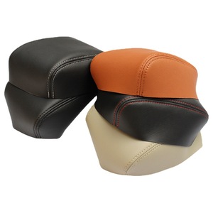 Car Armrest Box Leather Cover Artificial Leather Center <b>Storage</b> Box For Front <b>Seat</b> Protection Cover - Product Image 1