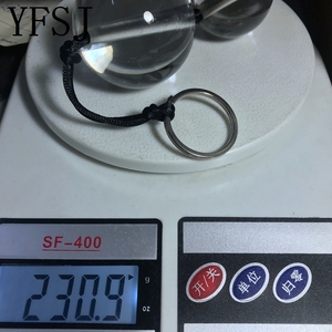 Perle Anali in Vetro Borosilicato da 50mm, Palline Vaginali, Plug <span class=keywords><strong>Anale</strong></span>, Massaggiatore Trasparente in Cristallo per Donne, Modello LZ4050 230g, Marca YFSJ - Product Image 4