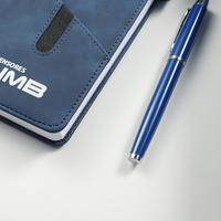 Carnets de notes en cuir A5 personnalisés en gros pour cadeaux d'affaires, ensembles de cadeaux d'entreprise avec stylos de luxe, fournitures pour petites entreprises