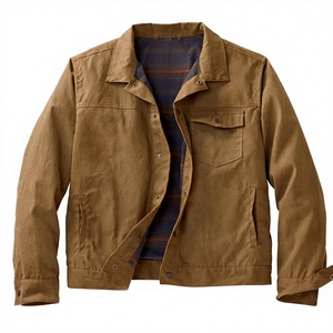 Chaqueta Bomber Encerada Vintage Personalizada para Hombre, Ropa de Diseñador, Ropa de Trabajo Impermeable, Bordada, de Invierno - Product Image 2