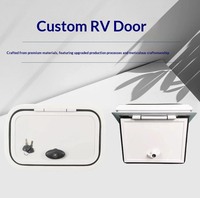 Porte de compartiment de camping-car hermétique et verrouillable, cadre en aluminium léger, trappe de rangement pour camping-car tout-terrain et conversion de motorhome