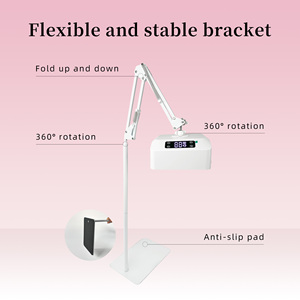 Lampe de séchage UV LED sans fil rechargeable personnalisée H20, support réglable pour manucure, pédicure, gel et nail art - Product Image 3
