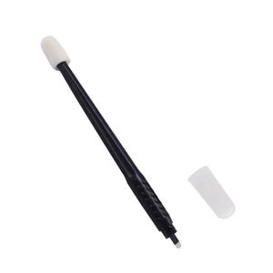 PMU Poignée Stylo Micro Baldes Titulaire Microblading Outil Jetable Noir Sourcil <span class=keywords><strong>Tatouage</strong></span> 18U u Nano Maquillage Permanent - Product Image 5