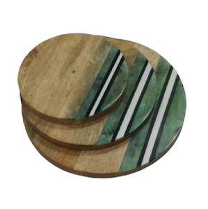 Planche à découper en bois de mangue en corne naturelle avec Logo personnalisé blocs à découper bloc de boucher grandes planches à découper pour la cuisine - Product Image 6