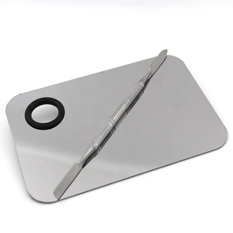 Wholesale Stainless Steel Cosmetic Eyeshadow Makeup Palette Professional Makeup Tools