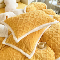 Ensemble de couette Queen personnalisé avec logo, tricoté, 200 fils, écologique, 100 % polyester, pour hôtels et usage domestique