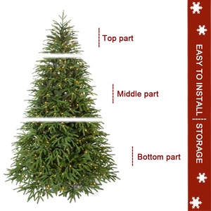 Cây Giáng Sinh Với Đèn Led Sợi Quang Cây Giáng Sinh Giáng Sinh Thắp Sáng Trước Cây Giáng Sinh - Product Image 2