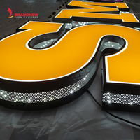 BRANDNEWSIGN Fabricant Personnalisé 3d Led Frontlit Letters Sign Light Wall Logo Signage Sign 3d Led Letter Sign pour les entreprises