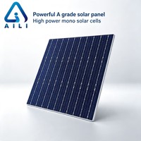 Panneaux solaires monocristallins PERC AILI AILI-480W 480W-515W bleu foncé personnalisés, cellules de type N à haute efficacité 22,6%-23,5%