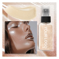 Marque Privée – Enlumineur Liquide Scintillant Effet Fée – Imperméable Corps et Visage – Végétalien – Sans Cruauté Animale – Plusieurs Couleurs – Logo Personnalisé – Couleurs DIY – Minéral
