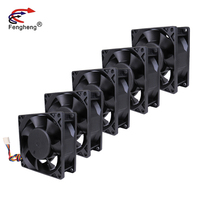Ventilateur d'échappement 80mm 5500RPM 12V 1A 12W Grand volume d'air Vente directe d'usine Transformateur de puissance Prend en charge les options OEM 24V 5V