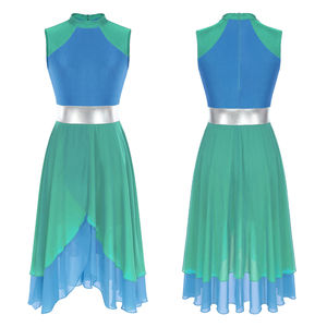 Robe de <span class=keywords><strong>danse</strong></span> de louange Costumes de <span class=keywords><strong>danse</strong></span> de culte liturgique <span class=keywords><strong>Tunique</strong></span> asymétrique de robe d'église - Product Image 4