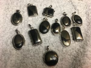 Collar con colgante de piedras preciosas de plata esterlina 925 de oro Apache hecho a mano, regalo de boda perfecto con dijes de joyería de sello 925 - Product Image 3