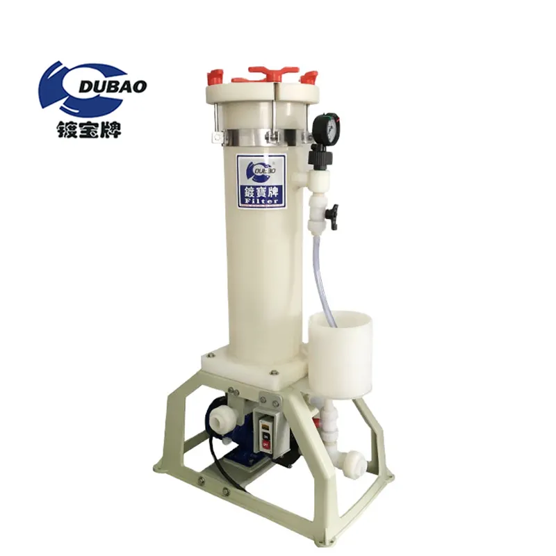 Acid chemical liquid filter industrial filter chemical water filtration gold plating filter