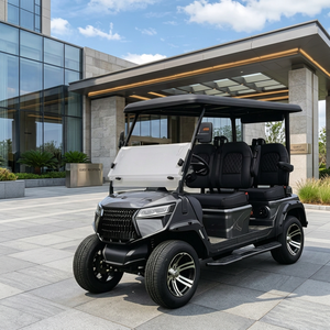 Voiturette de golf électrique de luxe 4 places 72V au lithium avec moteur 5000W, autonomie de 90 km, personnalisable pour la chasse et l'utilisation sur routes non publiques - Product Image 5