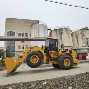Promotion : Chargeuse sur pneus d'occasion Caterpillar CAT966H japonaise, moteur 194 kW, pour usage agricole, avec rétrocaveuse intégrée - Product Image 5