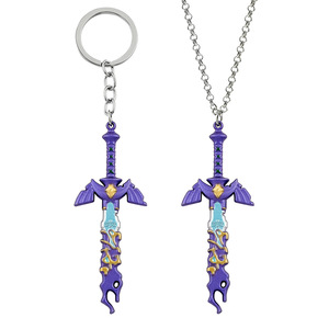 Porte-clés Zeldaed Master Sword, pendentif en alliage, accessoire en métal, personnalisé - Product Image 1