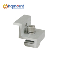 Pince de fixation universelle solaire pour cadres de modules de 30 mm et 35 mm – Solution de montage latéral en aluminium