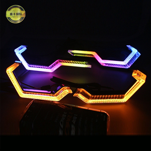 Gen 3 Iconic Crystal Angel Eyes para BMW LED RGB Chasing Headlight Car Retrofit con señal de giro Halo Rings New Condition - Product Image 2