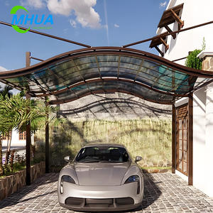 Nouveau <span class=keywords><strong>garage</strong></span> d'abri d'auto de polycarbonate de conception avec le cadre en aluminium - Product Image 1