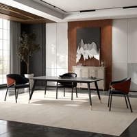 Ensemble de table à manger rectangulaire |   Table de salle à manger paramétrique de 28 pouces avec plateau en marbre Seagrass Stone |   Ensemble de table et chaises de restaurant bon marché