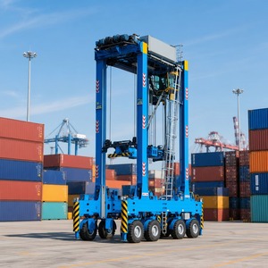 Chariot porte-conteneurs de 30 tonnes pour les opérations de superposition quotidiennes dans les terminaux de conteneurs, destiné aux projets portuaires et de terminaux - Product Image 5