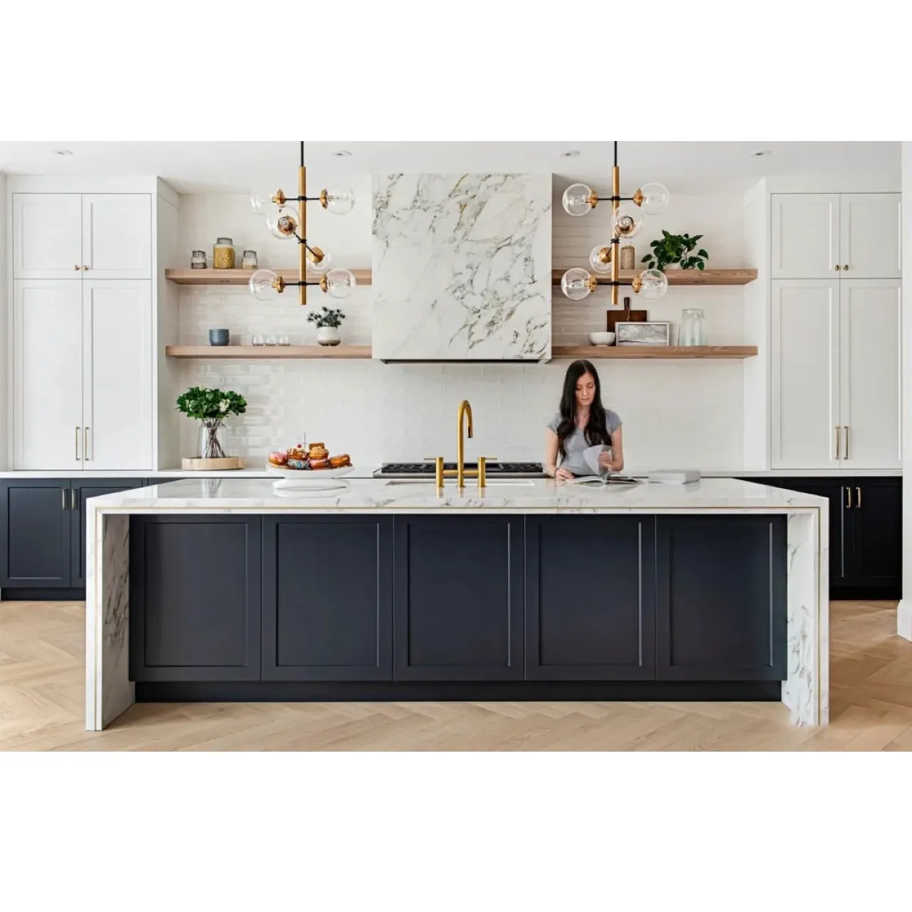 European Standard Custom Mdf Kitchen Sets Furniture Cabinet Modern