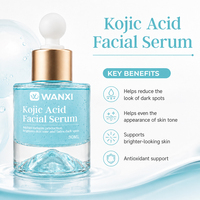 Sérum Visage Apaisant et Éclaircissant OEM ODM à l'Acide Kojique, Sérum Blanchissant avec Acide Tranexamique, Acide Salicylique, Niacinamide et Vitamine C