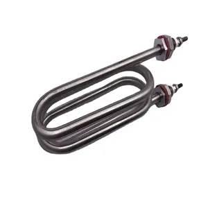 Topright 220v Industry stainless steel Immersion Dual U shape tubular heater