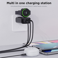 Nouvelle technologie, chargeur rapide pliable 4 en 1, 43 W, chargeur portable pour téléphone, chargeur sans fil pour montre, pour Samsung, écouteurs, montre connectée