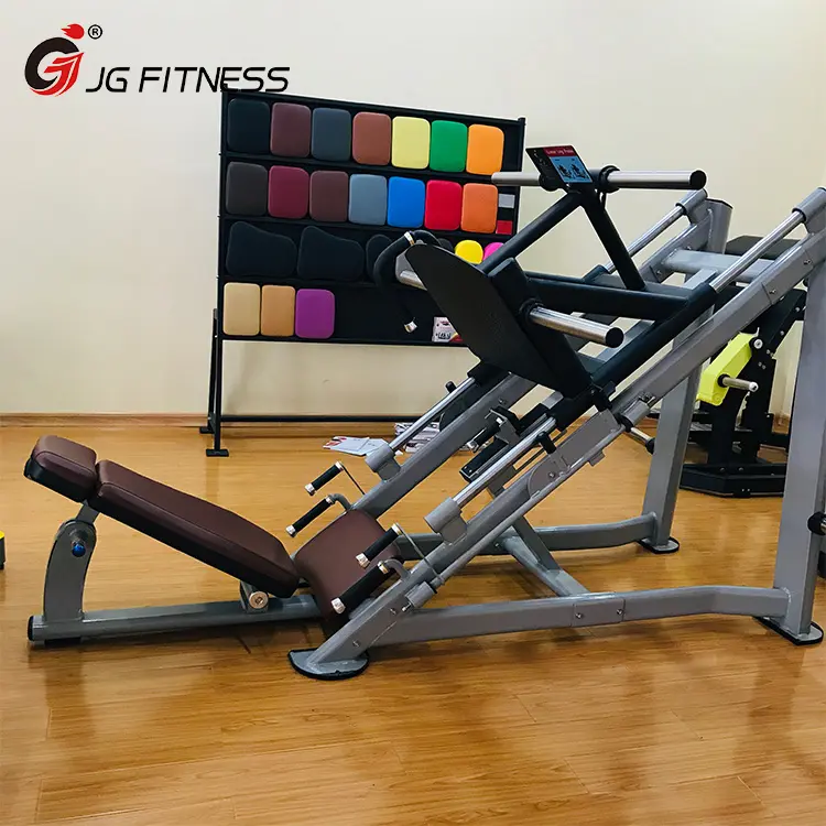 HARGA TERBAIK Kualitas Tinggi Peralatan Fitness Gym Komersial Mesin Berkekuatan Peralatan Latihan Tekan Kaki Linier