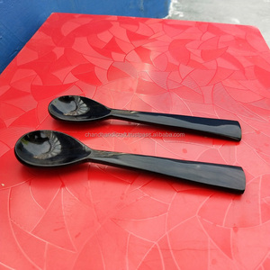คุณภาพส่งออกช้อนฮอร์นสีดำขนาดเล็กตามธรรมชาติ - Product Image 4