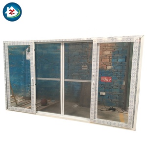96x80 pvc 4 panel schiebe glas tür mit moskito net - Product Image 2