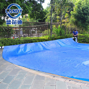 Film isolant à bulles pour couverture de piscine Landy 10x20m, durable, préservation de la chaleur pour piscine extérieure - Product Image 4