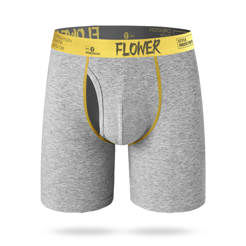 Grey+ Yellow Waistband