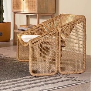 Sofá <span class=keywords><strong>de</strong></span> Ratán Creativo <span class=keywords><strong>para</strong></span> <span class=keywords><strong>Jardín</strong></span>, Patio, Balcón, Silla Individual Artística <span class=keywords><strong>para</strong></span> Exteriores, Combinación <span class=keywords><strong>de</strong></span> <span class=keywords><strong>Muebles</strong></span> <span class=keywords><strong>de</strong></span> Tres Piezas <span class=keywords><strong>para</strong></span> Casa <span class=keywords><strong>de</strong></span> Huéspedes - Product Image 3