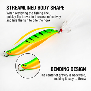 Nhà Máy Giá 6 Màu Sắc Muỗng Thu Hút Sắp xếp Hợp lý Hình Dạng Cơ Thể Chìm 5G 7G 10G 14G 21G 25G 30G 40G Fishing Spoon Cho Dòng Câu Cá - Product Image 5