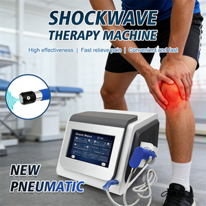 เครื่องบำบัดด้วยคลื่นกระแทกแบบโฟกัส โครงสร้างโลหะและพลาสติก ABS บรรเทาอาการปวดตามร่างกาย เป็นมิตรกับสิ่งแวดล้อม พกพาสะดวก ใช้สำหรับกายภาพบำบัดและกีฬา - Product Image 2