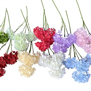 卸売45ピースアジサイシルク花クロスボーダーウェディングデコレーション用道路花壁レイアウト専用 - Product Image 2