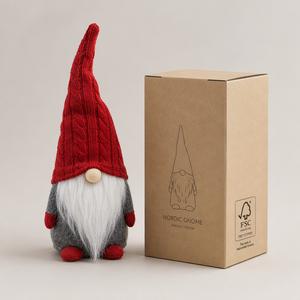 Gonks scandinaves de Noël lestés avec bonnets tricotés, peluches douces Tomte nordiques pour la décoration des fêtes d'hiver, elfes en peluche en gros - Product Image 4