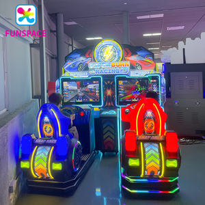 Funspace năng động chuyển động Ghế đồng tiền hoạt động Arcade trò chơi video lái xe mô phỏng hai người trò chơi đua xe máy cho trung tâm trò chơi - Product Image 6
