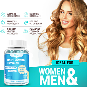 Vitamine Gummies integratore biotina vitamine B7 per la crescita della salute dei capelli pelle liscia buone unghie <span class=keywords><strong>D</strong></span>-biotina Gummies - Product Image 2