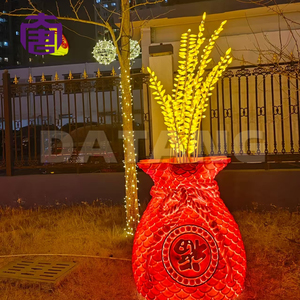 Luz Decorativa LED 3D Personalizada con Diseño de Bolsa de la Suerte, IP65, para Festivales, Jardines, Parques, Decoración de Exteriores, Resina Transparente y Fibra de Vidrio - Product Image 6