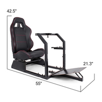 Siège de simulateur de course OEM/ODM, chaise de jeu, cockpit de voiture de course