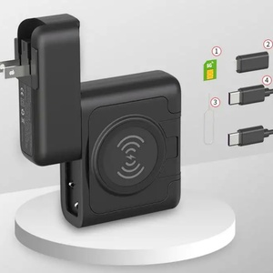 Cargador de Viaje USB Personalizado M-Queen, Banco de Energía Inalámbrico de 10000 mAh con Enchufe de Pared AU EU UK, Banco de Energía de Viaje - Product Image 5